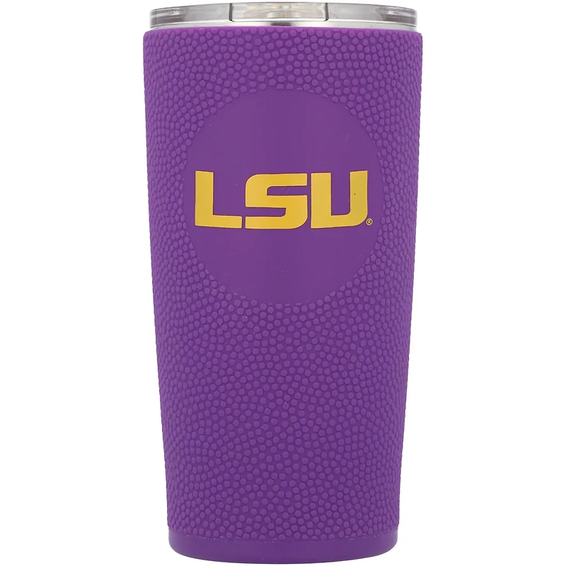 LSU Tigers 20oz Stainless Steel with Silicone Wrap Tumbler