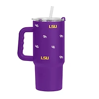 LSU Tigers 24oz Step and Repeat Powder Coat Tumbler