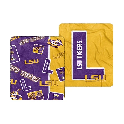 LSU Tigers 50 x 60 Dream Weave Throw Blanket