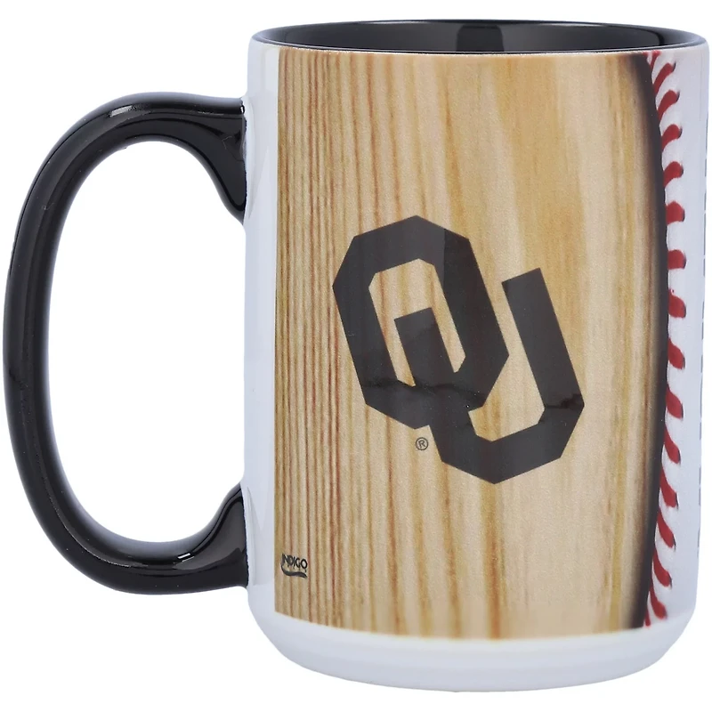 Oklahoma Sooners 15oz Baseball Mug
