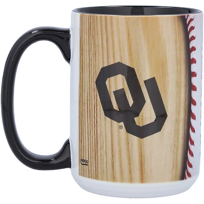 Oklahoma Sooners 15oz Baseball Mug