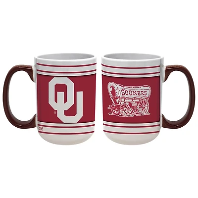 Oklahoma Sooners 15oz Home  Away 2-Pack Mug Set