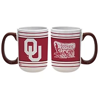 Oklahoma Sooners 15oz Home  Away 2-Pack Mug Set