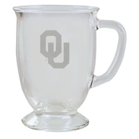 Oklahoma Sooners 16oz Etched Cafe Mug