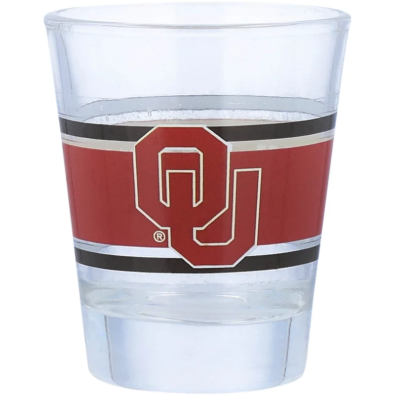 Oklahoma Sooners 2oz Stripe Shot Glass