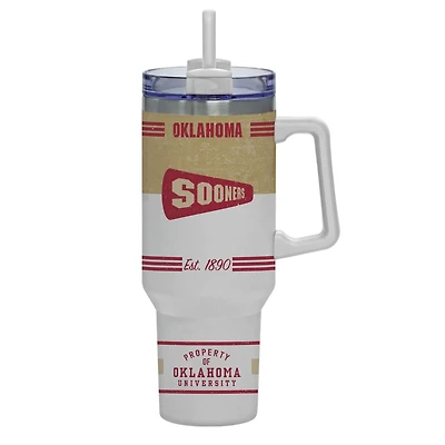 Oklahoma Sooners 40oz Rocky Vintage Tumbler