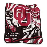Oklahoma Sooners 50" x 60" Swirl Raschel Throw Blanket