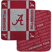 Pegasus Alabama Crimson Tide 60 x 70 Reverse Block Double-Sided Ultra Cozy Blanket