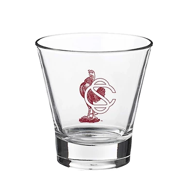 South Carolina Gamecocks 12oz Slant Vault Rock Glass