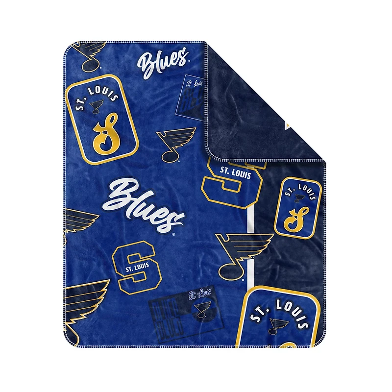 St Louis Blues 50 x 60 Dream Weave Throw Blanket