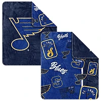 St Louis Blues 50 x 60 Dream Weave Throw Blanket
