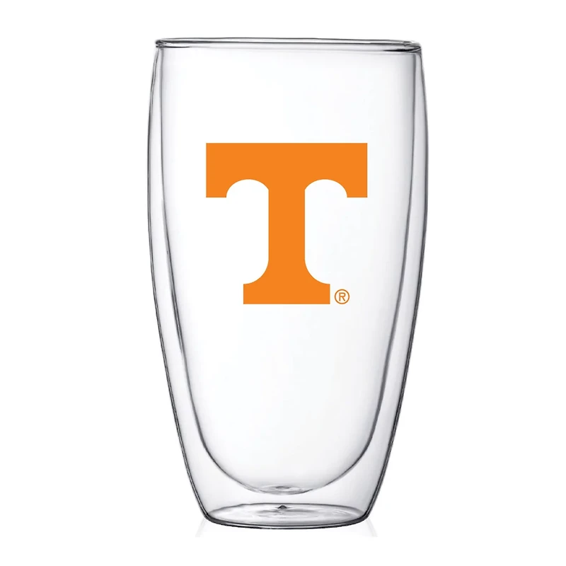 Tennessee Volunteers 15oz Double Wall Thermo Glass