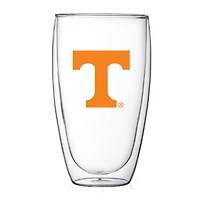 Tennessee Volunteers 15oz Double Wall Thermo Glass