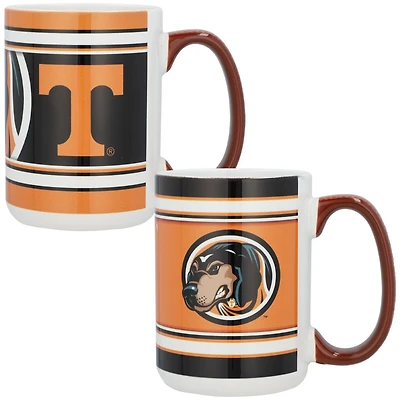 Tennessee Volunteers 15oz Home  Away 2-Pack Mug Set