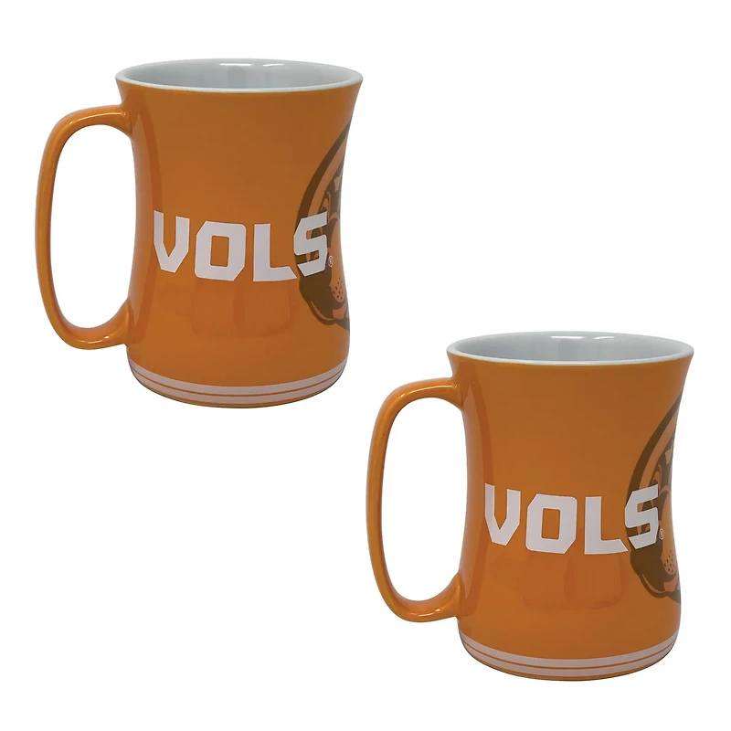 Tennessee Volunteers 16oz Sculpted Barista Mug Two-Pack