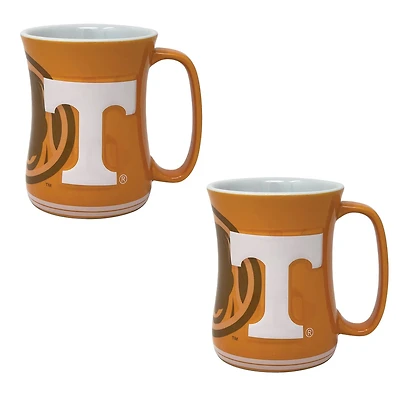 Tennessee Volunteers 16oz Sculpted Barista Mug Two-Pack