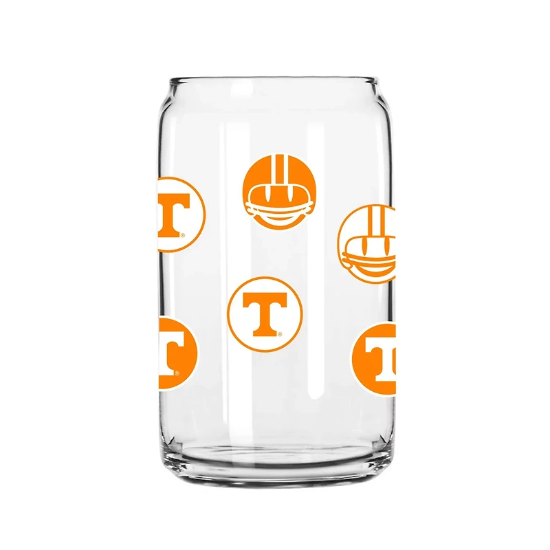 Tennessee Volunteers 16oz Smiley Can Glass