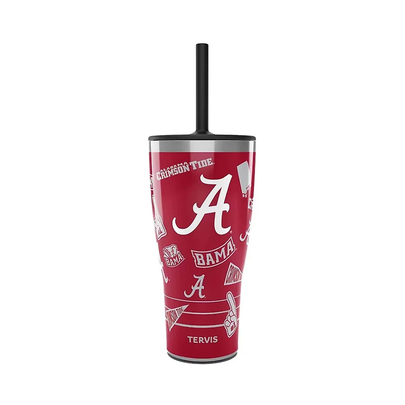 Tervis Alabama Crimson Tide 30oz Swag Tumbler With Straw Lid