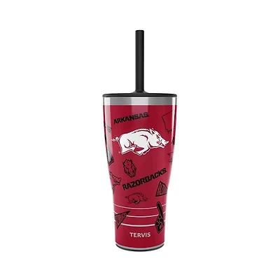 Tervis Arkansas Razorbacks 30oz Swag Tumbler With Straw Lid