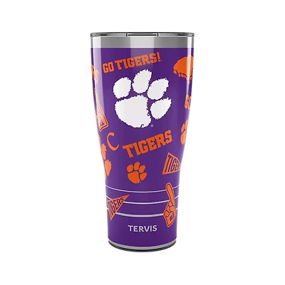 Tervis Clemson Tigers 30oz Swag Tumbler With Slider Lid