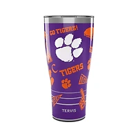 Tervis Clemson Tigers 30oz Swag Tumbler With Slider Lid