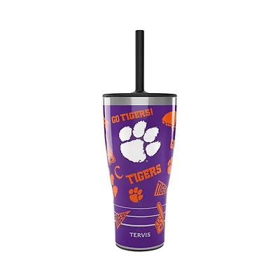 Tervis Clemson Tigers 30oz Swag Tumbler With Straw Lid