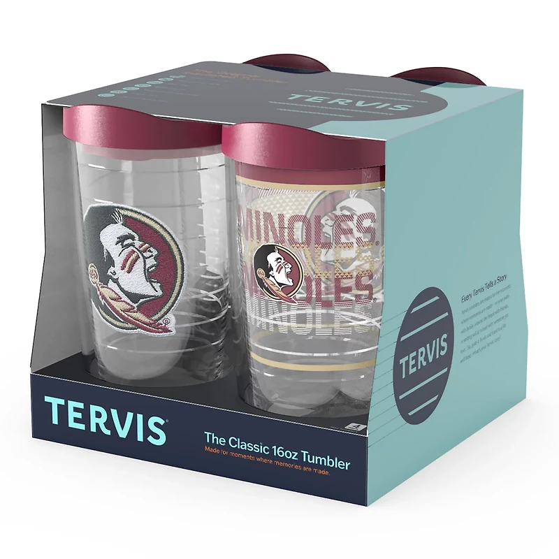 Tervis Florida State Seminoles Four-Pack 16oz Classic Tumbler Set