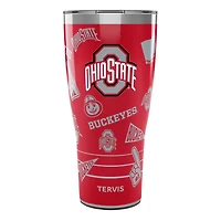 Tervis Ohio State Buckeyes 30oz Swag Tumbler With Slider Lid
