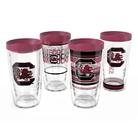 Tervis South Carolina Gamecocks Four-Pack 16oz Classic Tumbler Set
