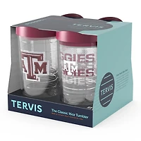 Tervis Texas AM Aggies Four-Pack 16oz Classic Tumbler Set