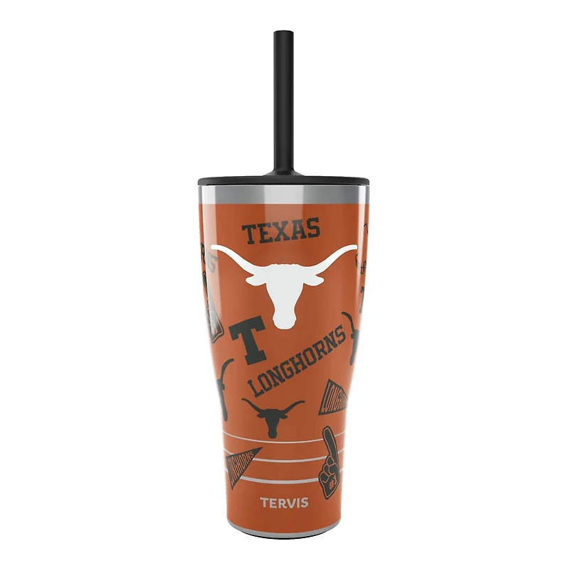 Tervis Texas Longhorns 30oz Swag Tumbler With Straw Lid