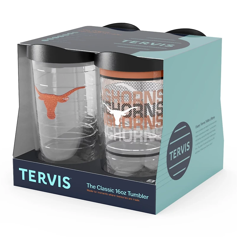 Tervis Texas Longhorns Four-Pack 16oz Classic Tumbler Set