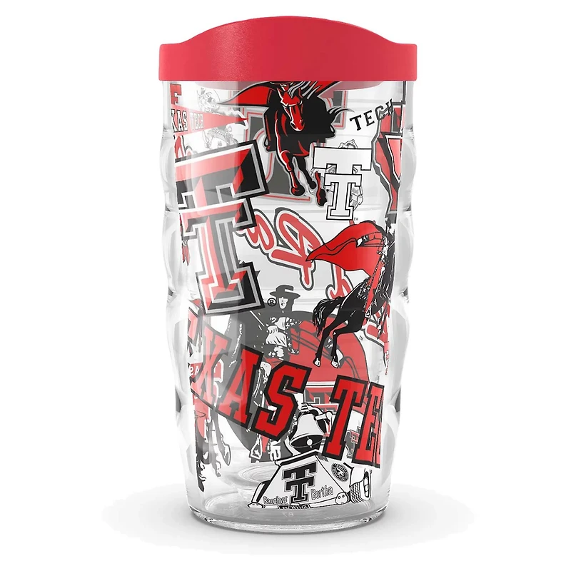 Tervis Texas Tech Raiders 10oz Allover Classic Wavy Tumbler