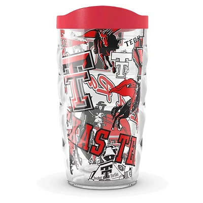 Tervis Texas Tech Raiders 10oz Allover Classic Wavy Tumbler