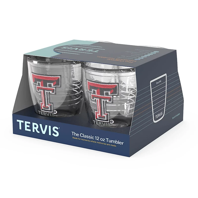 Tervis Texas Tech Raiders 4-Pack 12oz Emblem Tumbler Set