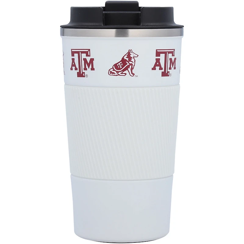 Texas AM Aggies 18oz Coffee Tumbler with Silicone Grip