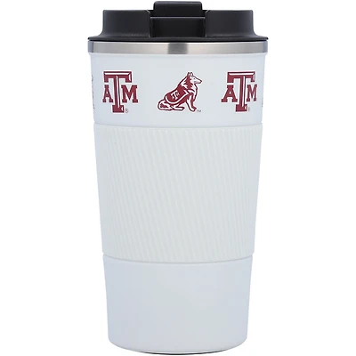 Texas AM Aggies 18oz Coffee Tumbler with Silicone Grip