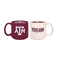 Texas AM Aggies 2-Pack 15oz Stackable Mug Set