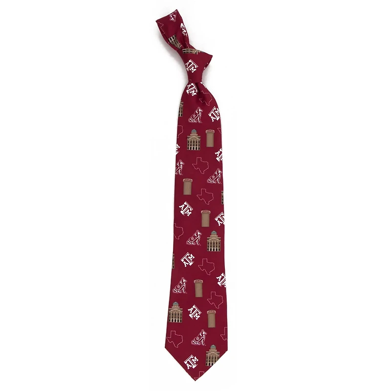 Texas AM Aggies Hometown Silk Tie