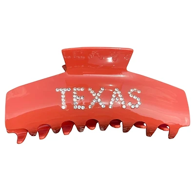 Texas Texas Longhorns Rhinestone Claw Hair Clip
