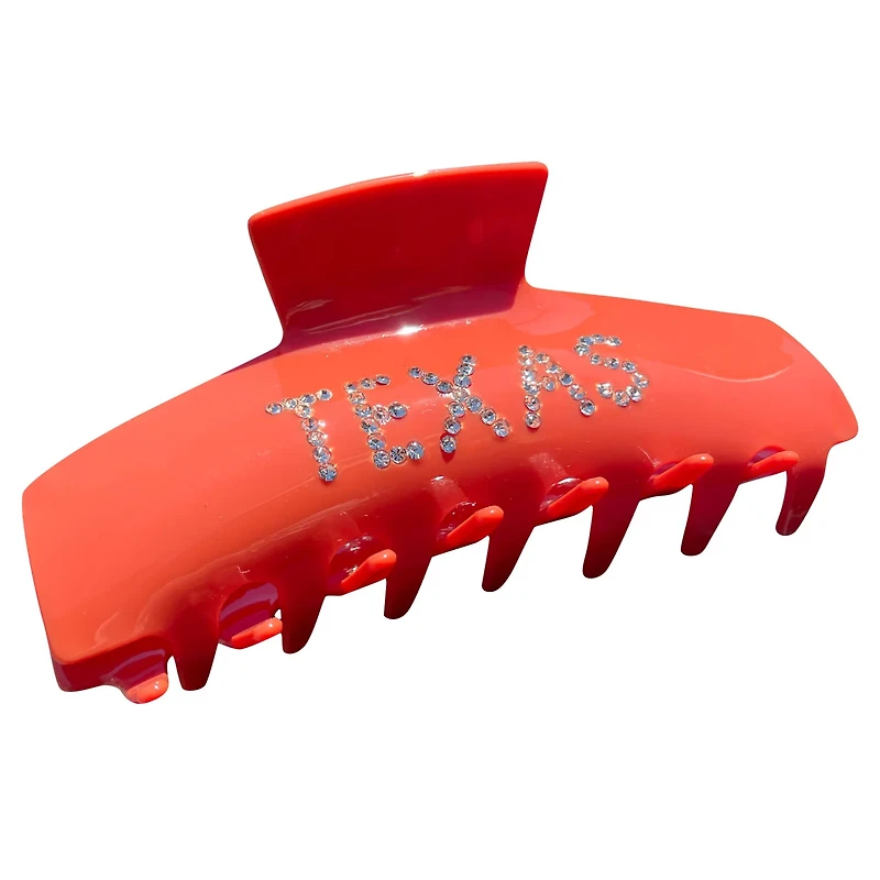Texas Texas Longhorns Rhinestone Claw Hair Clip