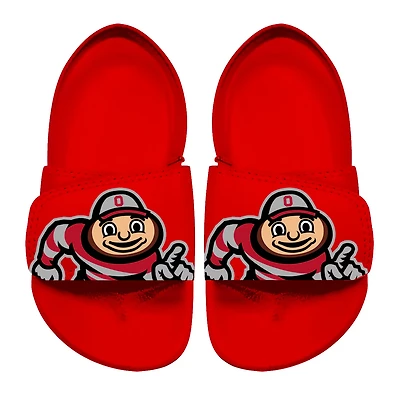 Toddler ISlide Ohio State Buckeyes Mascot Slide Sandals