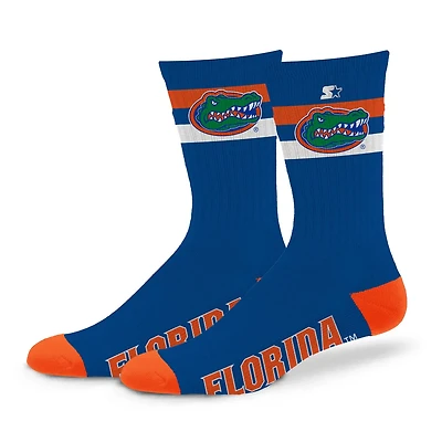 Unisex Starter Florida Gators Team Color Two-Stripe Crew Socks