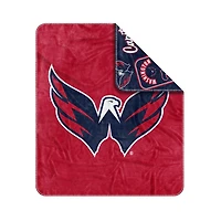Washington Capitals 50" x 60" Dream Weave Throw Blanket