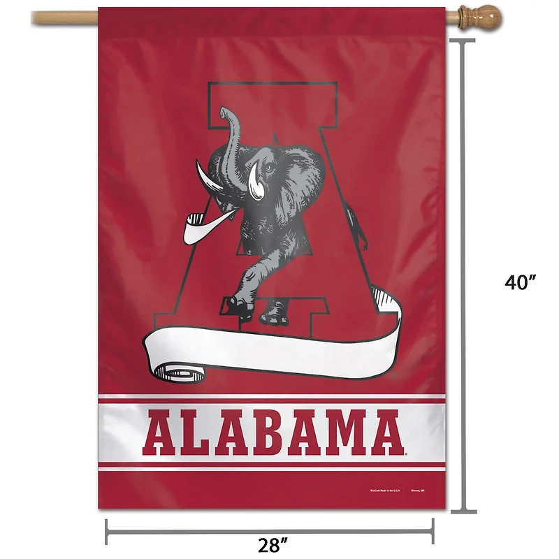 WinCraft Alabama Crimson Tide 28" x 40" College Vault Single-Sided Vertical Banner