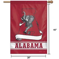 WinCraft Alabama Crimson Tide 28" x 40" College Vault Single-Sided Vertical Banner