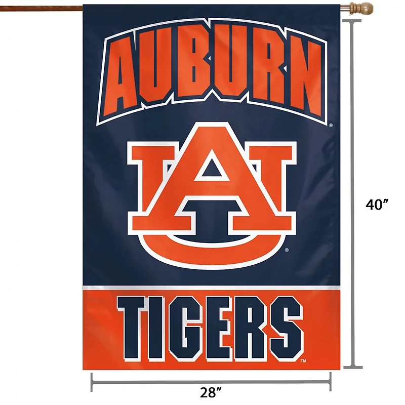 WinCraft Auburn Tigers 28" x 40" Primary Logo Single-Sided Vertical Banner