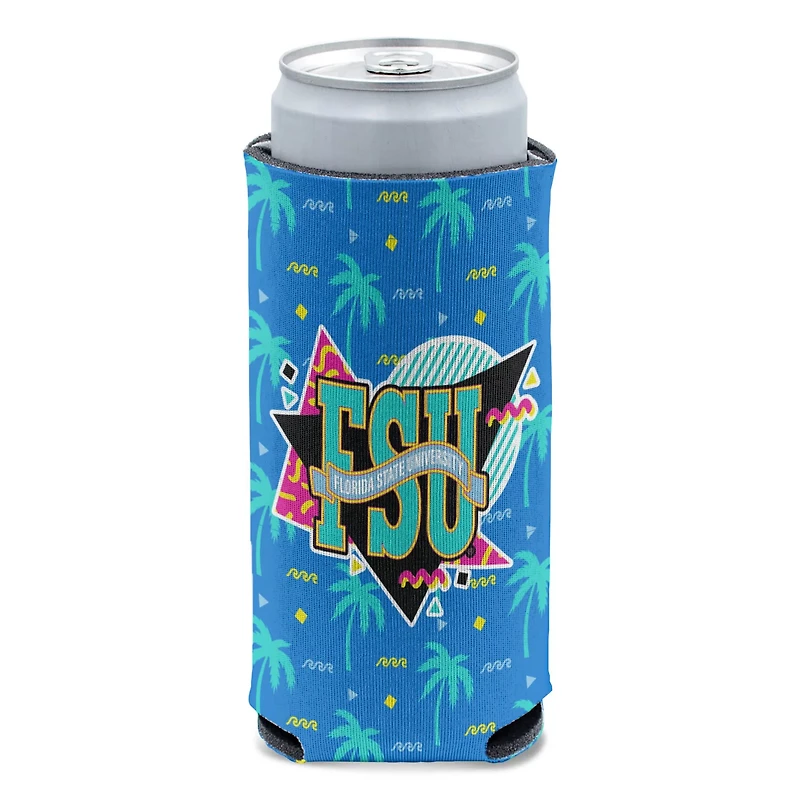 WinCraft Florida State Seminoles Beach Club 12oz Shapes Slim Can Cooler