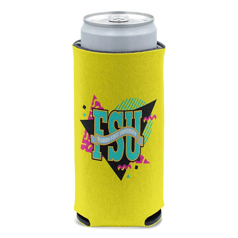 WinCraft Florida State Seminoles Beach Club 12oz Shapes Slim Can Cooler