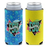 WinCraft Florida State Seminoles Beach Club 12oz Shapes Slim Can Cooler